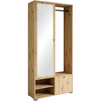 INOSIGN »DINO Kompaktgarderobe, Garderoben-Set DINO«, Mit Spiegel und Kleiderstange,