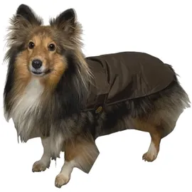 Fashion Dog Hunde-Regenmantel mit Fleecefutter Braun 43 cm 1 St