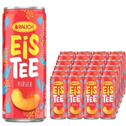 Rauch Eistee Pfirsich 24x0,33l Dose