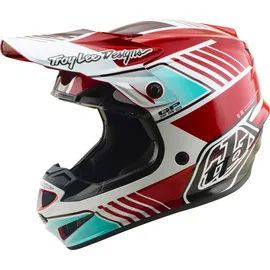 Troy Lee Designs GP Pro Rot/Weiß/Türkis/Schwarz XXL