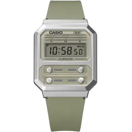 Casio A100wef Uhr Green / Green / Mineral One Size