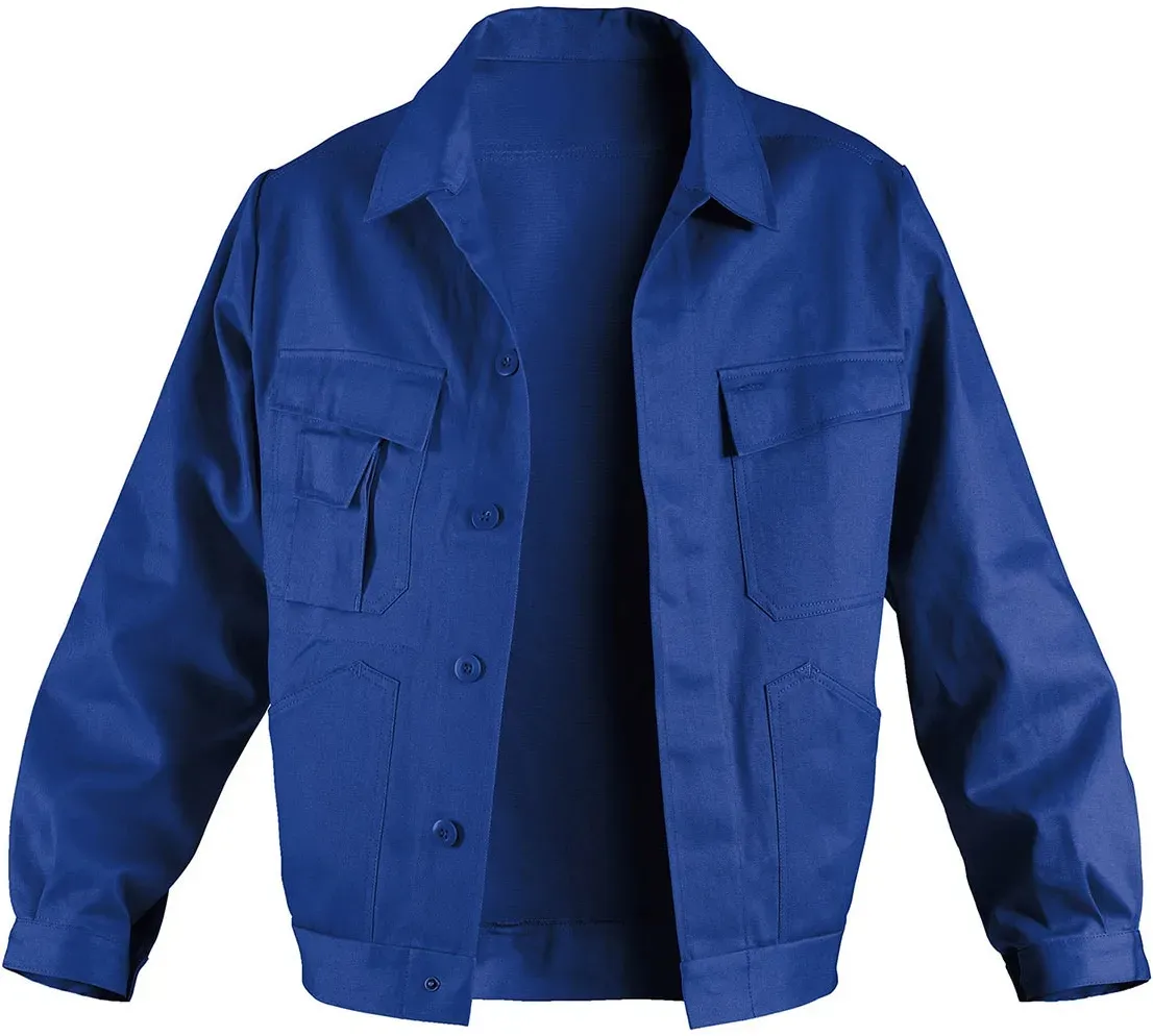 Funktionsjacke KÜBLER "Bekleidung", Gr. 44, blau (kornblau), Obermaterial: 100% Baumwolle CO., Jacken Funktionsjacke