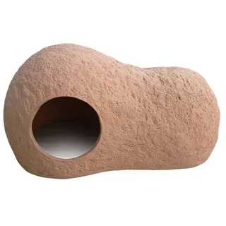 ELMATO Kleintiertunnel Elmato 10535 Terracotta Nagerhöhle XL für Meerschweinchen, 30x17x15cm
