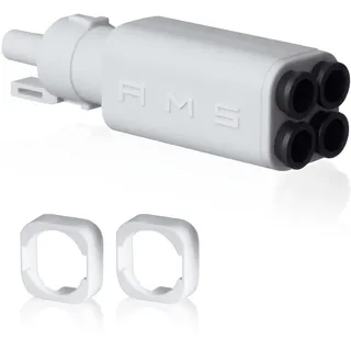 4-in-1 PTFE Adapter, 5-Way Filament Hub Combo Compatible with Bambu Lab A1/A1 Mini AMS Lite System Multi-Color Druckzubehör AMS Schlauchanschlüsse Ersatzteil