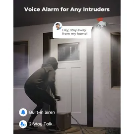 Reolink 12MP PoE Überwachungskamera Set Aussen Weiß