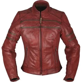 Modeka Iona Damen Motorrad Lederjacke rot 38