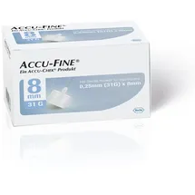 Roche Accu Fine sterile Nadeln für Insulinpens 8 mm 31 G