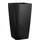 LECHUZA Cubico 50 Komplettset 50 x 50 x 95 cm schwarz hochglanz