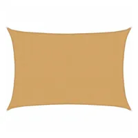 VidaXL Sonnensegel 160 g/m2 Rechteckig Sandfarben 3x4 m HDPE