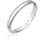 Elli Ring 585 Weißgold in Weiß | Gr. 66