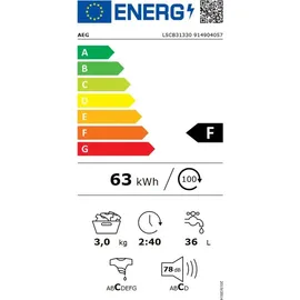 AEG L5CB31330 Waschmaschine (3 kg, 1300 U/min)