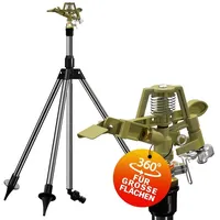 Gardebruk Rasensprenger mit Teleskopstativ 30° - 360°