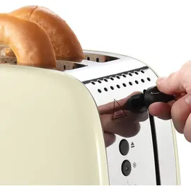 Russell Hobbs Toaster Colours Plus 2S Toaster Cream - 26551-56