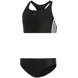 adidas Damen 3-Streifen Bikini, BLACK/WHITE, 152