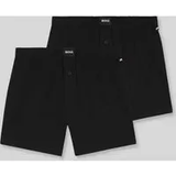 Regular Fit Boxershorts aus Baumwoll-Mix Modell '2P JERSEY BOXER', Black, L