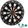 Relaxdays Dartscheibe Soft Darts Kunststoff 42 cm