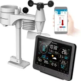 Bresser 8-in-1-WLAN-Profi-Wetterstation Bise Schwarz