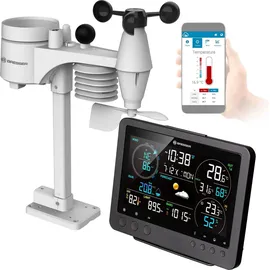 Bresser 8-in-1-WLAN-Profi-Wetterstation Bise Schwarz
