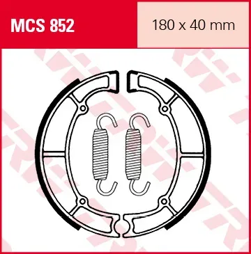 TRW Lucas Bremsbacken MCS852