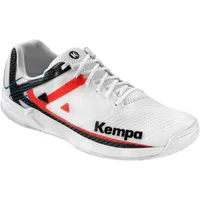 Kempa Wing 2.0 Handball-Schuhe, weiß/rot/schwarz, 45 EU