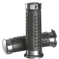 Louis Lenker-Griffe "Chrom & Noppen" für 22mm-Lenker, schwarz