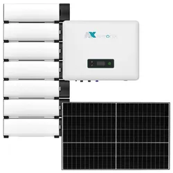 a-TroniX AX2 12kWp 0% MwSt §12 III UstG PV Komplettanlage mit Solarmodulen und 1...