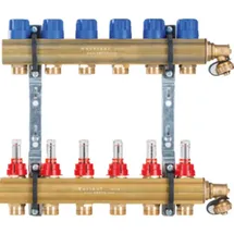 Empur Messing Heizkreisverteiler HKV-D 10-fach Version 2,0 mit DFM
