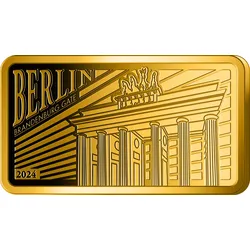 Gold-Barrenmünzen „Wahrzeichen der Welt“ – Berlin & Vatikan!