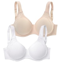 PETITE FLEUR Minimizer-BH Damen puder+weiß Gr.90E