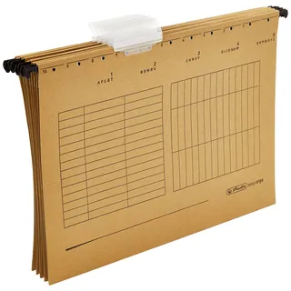 Herlitz Hängemappe A4 natron 5er Set