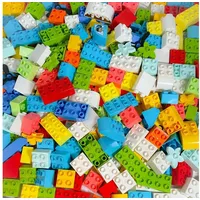 LEGO® Spielbausteine LEGO® DUPLO® Steine Sondersteine Bunt NEU! Menge 100x, (Creativ-Set, 100 St), Made in Europe bunt