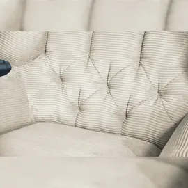 KAWOLA Longseat CHARME Cord cremeweiß