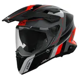 Airoh Commander 2 Skip Orange/Rot/Schwarz XL