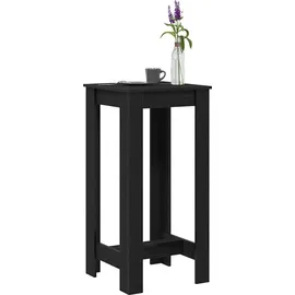 vidaXL Bartisch 51 x 50 x 103,5 cm Schwarz