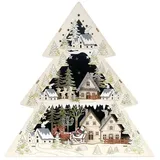 Hti-Living HTI-Living, Weihnachtsdeko, Schwibbogen Weihnachtsmann zu Besuch - 2 Jahre Gewährleistung - mind. 14 Tage Rückgaberecht - Braun - n.a.