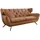 KAWOLA 2,5-Sitzer Charme Cord rost