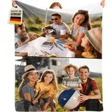 Bemaystar Personalisierte Decke - Personalisierte Geschenke mit Foto, Decke mit Foto, Fotodecke mit Eigenem Foto, Geschenke für Mama, Papa, Freund, Freundin, Baby, Kind für Muttertag Vatertag