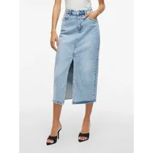 VILA Jeansrock Midi Blau 36