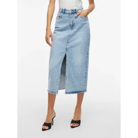 VILA Jeansrock Midi Blau 36