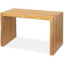holz4home Massivholz Hocker Eiche 80 x 45 x 40 cm
