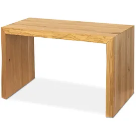 holz4home Massivholz Hocker Eiche 80 x 45 x 40 cm