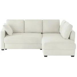 bobb Ecksofa mit Boxspringpolsterung Lisa de Luxe ¦ grau ¦ Maße (cm): B: 235 H: 90 T: 184.0