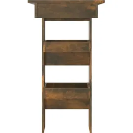 vidaXL Wand-Bartisch 102 x 45 x 103,5 cm Räuchereiche