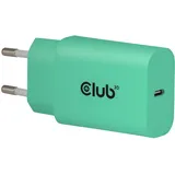 Club 3D USB-C PD3.0 Ladegerät 30 Watt 2 Stück grün