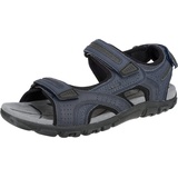 GEOX Herren Uomo Strada SANDALS, Navy Dk Grey, 43 EU