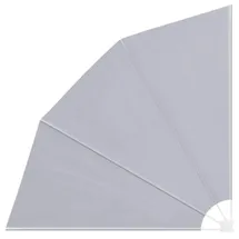 vidaXL Balkonfächer 210 x 210 cm grau