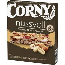 Corny Nussvoll Dreierlei Nuss& Karamell 4ST 96G