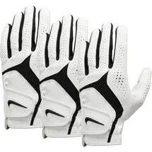 Nike Dura Feel X Golfhandschuhe Herren - 3er Pack weiss/schwarz