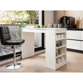 Mirjan24 Bartisch Zotino 115 x 50 x 102 cm Weiß
