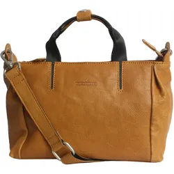 Umhängetasche MARGELISCH "Gini 3", Damen, Gr. B/H/T: 28cm x 17cm x 12cm one size, gelb, Leder, Taschen, aus LWG zertifiziertem Leder